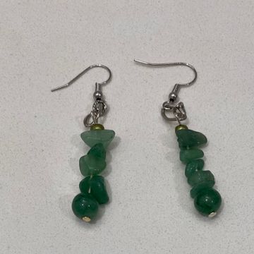 Jade  - Boucles d'oreilles (Vert)