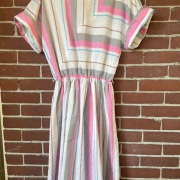 Vintage  - Casual dresses (White, Pink)