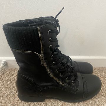 George - Combat & Moto boots (Black)