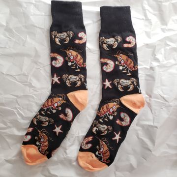 Yo Sox  - Casual socks (Black, Orange)