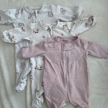 Petit Lem - Pajama sets (White, Pink)