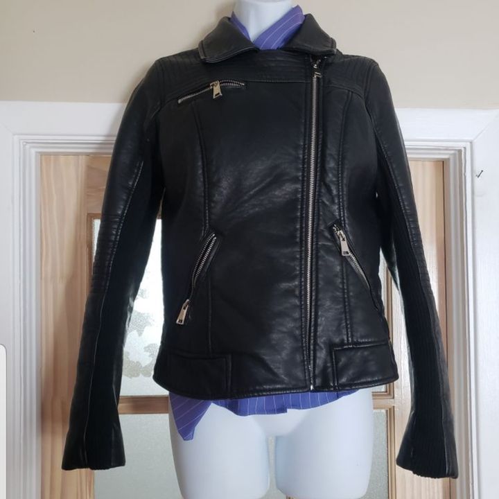 Ci sono store faux leather jacket