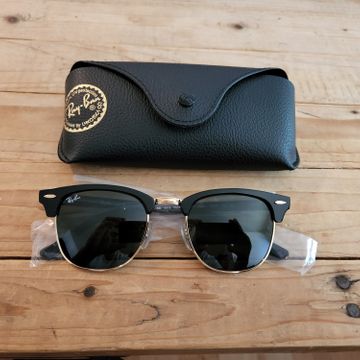 Ray-ban clubmaster - Sunglasses (Black, Gold)