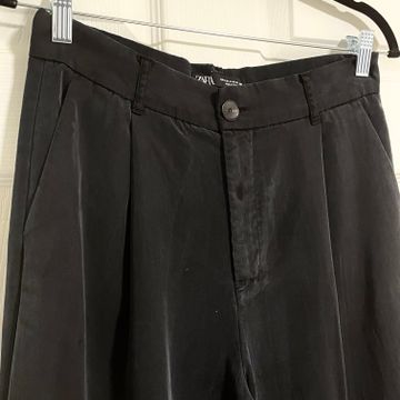 Zara - Pantalons à jambe larges (Noir)