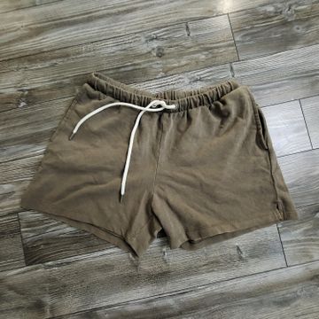 H&M - Shorts taille haute (Beige)