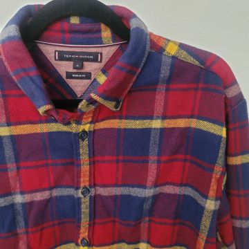 Tommy Hilfiger - Chemises à carreaux (Bleu, Jaune, Rose)