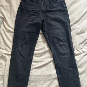 Zara - Jeans taille haute (Noir)