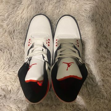 Jordan - Sneakers (White, Black, Red)
