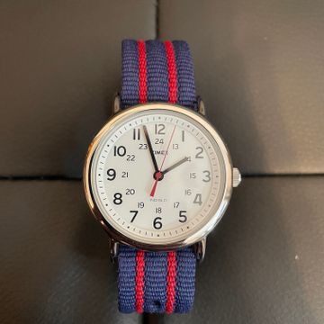 Timex - Montres (Bleu, Rouge, Argent)