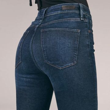 Abercrombie & Fitch - High waisted jeans (Blue, Denim)