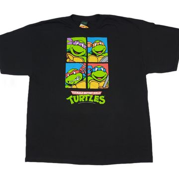 Teenage Mutant Ninja Turtles Retro - Short sleeved T-shirts (White, Black, Green)