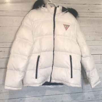 Guess - Puffers (White, Black)