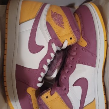 Jordan, nike - Sneakers (White, Orange, Purple)