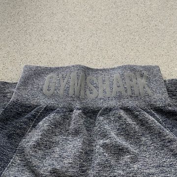 Gymshark - Shorts taille haute (Bleu, Gris)