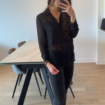 Zara - Chemises boutonnées (Noir)