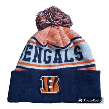 Chicago Bears Blue, Orange and White Winter Hat