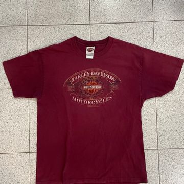 Harley Davidson - Short sleeved T-shirts (Red)