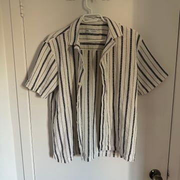Zara - Chemises à rayures (Blanc)
