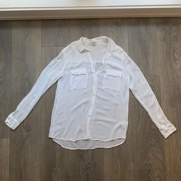 Aritzia babaton  - Button down shirts (White, Beige)