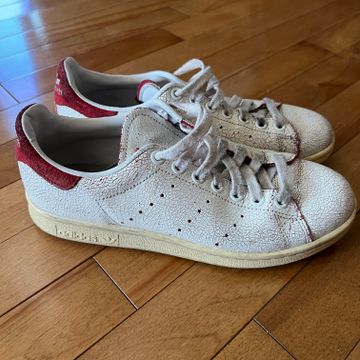 Adidas - Sneakers (White, Red)