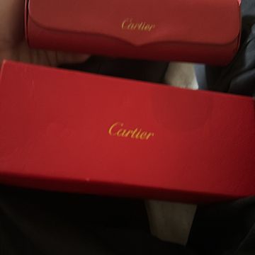 Cartier  - Sunglasses (Red, Gold)