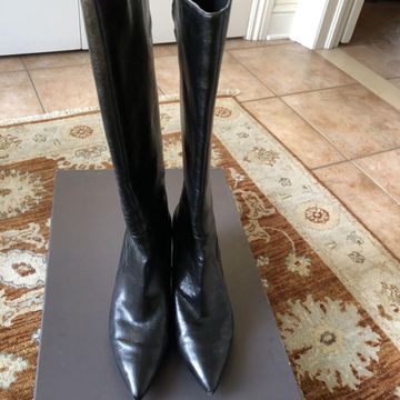 New Nine West boot real leather  - Knee length boots (Black)