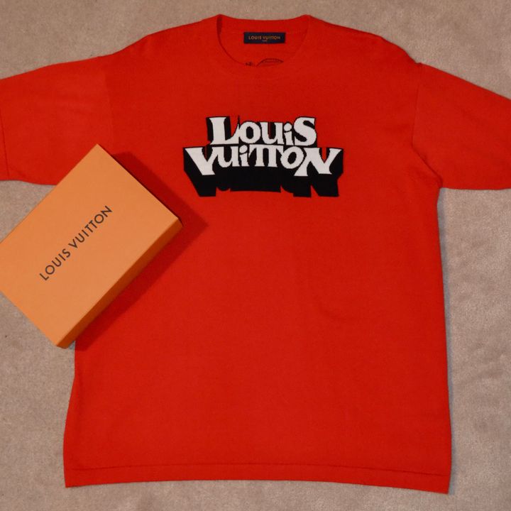 Louis Vuitton Mens Cardigans, Orange, Inventory Confirmation Required XL
