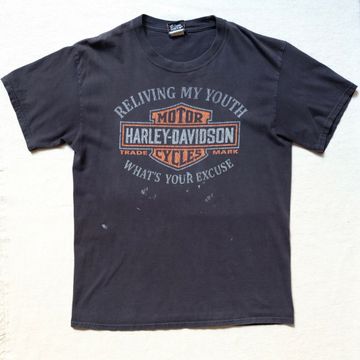 Harley Davidson  - Tee-shirts (Noir)