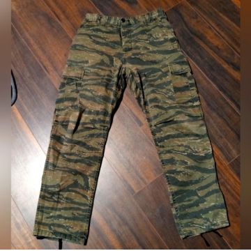 Military  - Pantalons cargo (Marron, Vert)