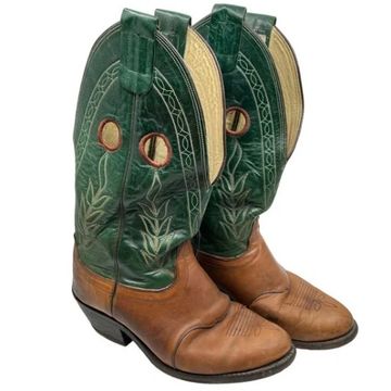 Oleth of Kansas - Cowboy & western boots (Brown, Green, Cognac)