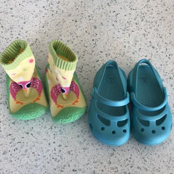 Crocs - Chaussures aquatiques (Bleu, Vert)