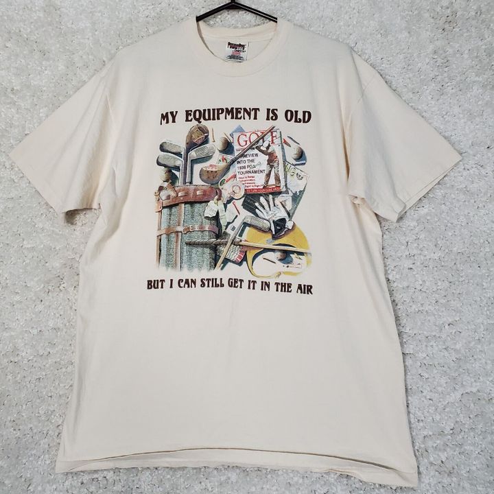 Vintage Men's Top - Cream - XL