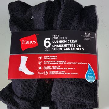 Hanes - Casual socks (Black)