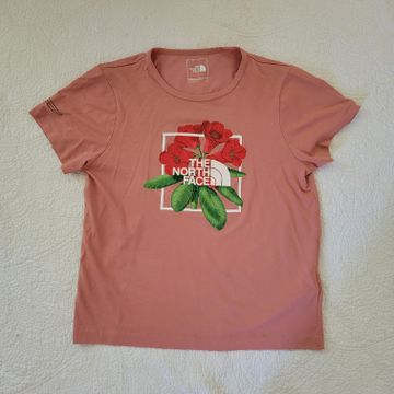 the north face - Tee-shirts (Blanc, Rose)