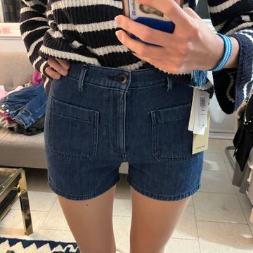 Aritzia - Shorts en jean (Bleu)