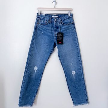 Levi's - Jeans taille haute (Bleu, Denim)
