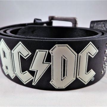 AC/DC - Ceintures (Blanc, Noir)