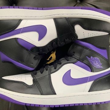 Jordan - Sneakers (Black, Purple)