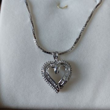 Heart pendant - Colliers & pendentifs (Blanc, Or)