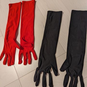 Vintage - Gloves & Mittens (Black, Red)