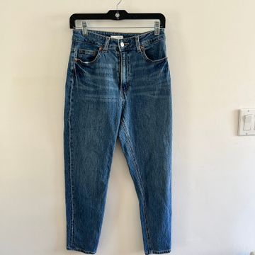 H&M - Jeans taille haute (Bleu)