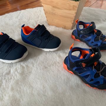 Carters - Sandals & Flip-flops (Blue, Orange)