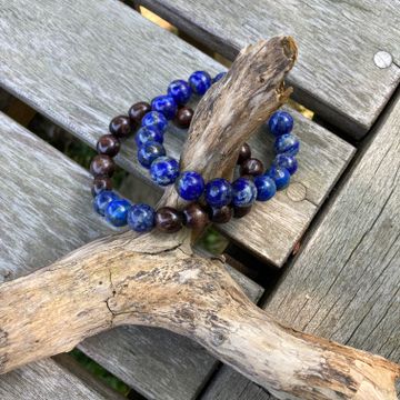 Handmade  - Bracelets (Bleu, Marron)