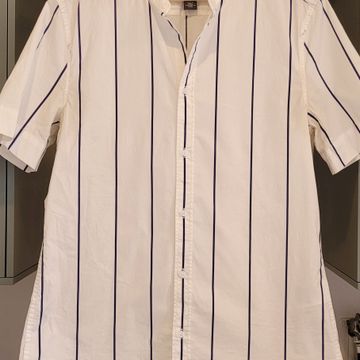 H&M - Chemises à rayures (Blanc, Bleu)