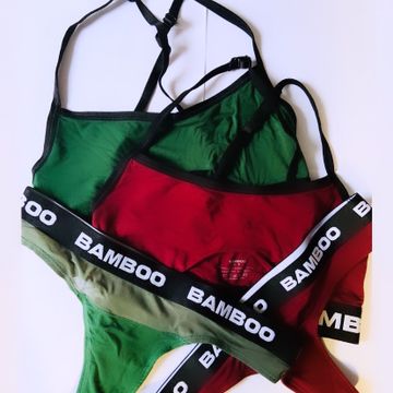 Bamboo Underwear - Bras (Black, Green, Red)