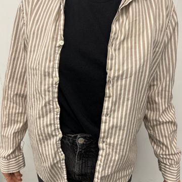 Zara  - Striped shirts (Beige)