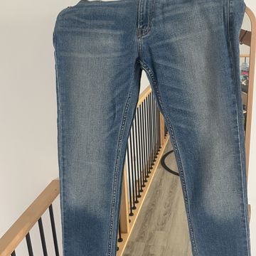 Hollister - Jeans coupe droite (Bleu)