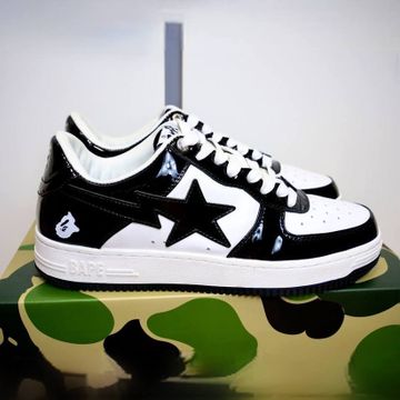Bapesta - Sneakers (White, Black)