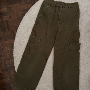 H&M - Pantalons cargo (Vert)