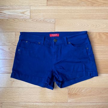 Guess - Shorts taille basse (Bleu)